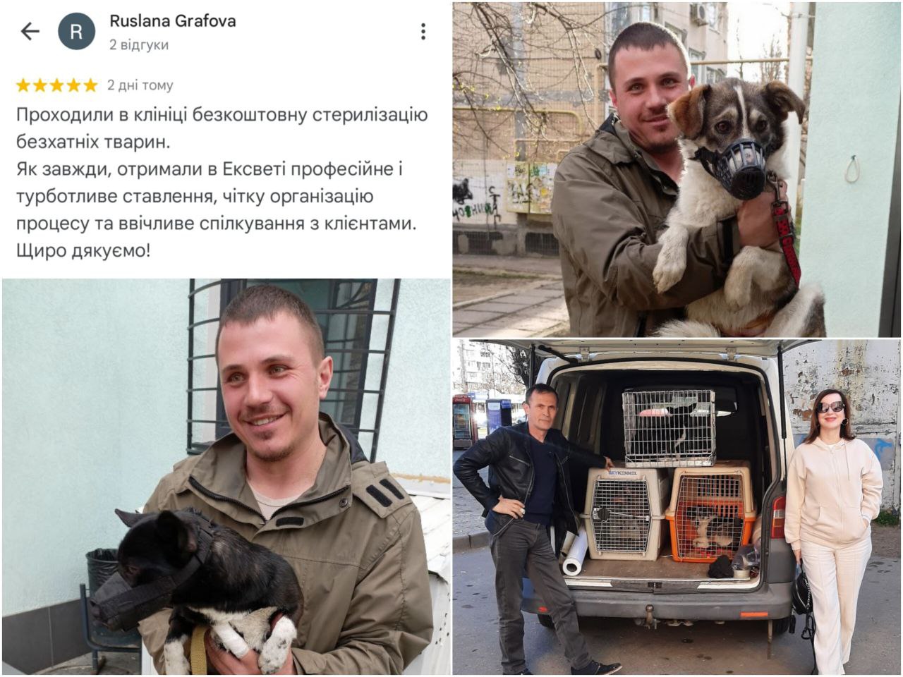 Відгук про пільгові стерилізації у ветеринарній клініці Ексвет
