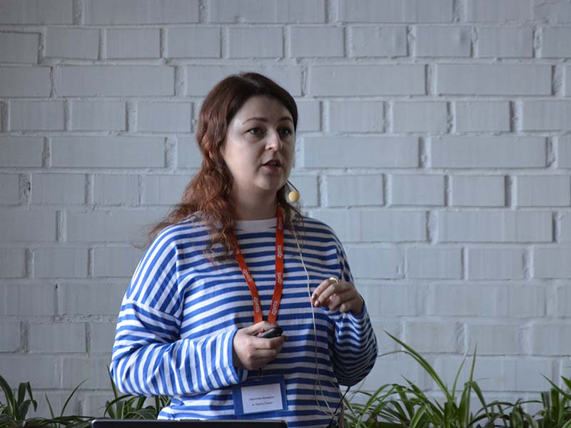 Катерина Ігорівна Кіргетова - лікар інтенсивної терапії ветеринарної клініки Ексвет ,лектор конференції з ветеринарної онкології